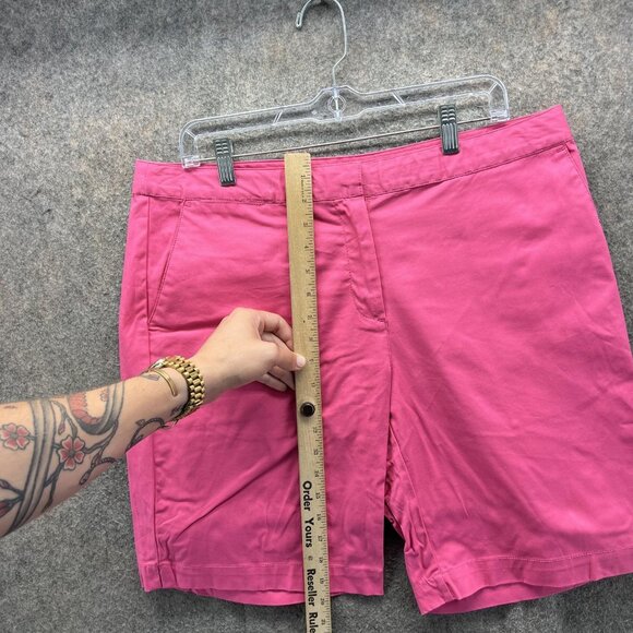 Izod XFG Shorts Womens 14 Pink Golf Chino Stretch Flat Front Pockets Casual - Picture 7 of 10